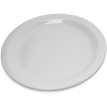 Carlisle 4350302 7 1/5" Dia. Plastic White Dallas Ware Salad Plate