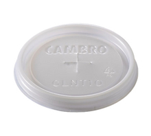 Cambro CLLT8190 Translucent Disposable CamLid (2000 Per Case)