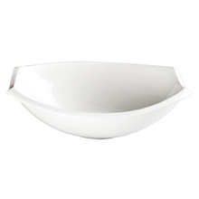 Winco WDP006-204 6 Oz. Porcelain Creamy White Oval Bowl (36 Each Per Case)
