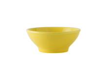 Tuxton BSB-2508 6-3/4" 25 Oz. Ceramic Saffron Round Menudo/Salad Bowl (1 Dozen)