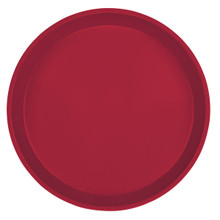 Cambro 1300505 13"Dia. Red Round Serving Camtray