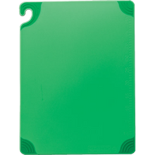 San Jamar CBG912GN 9" x 12" x 3/8" Green Co-Polymer Saf-T-Grip X-Pediter Cutting Board