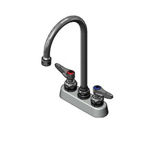 T&S Brass B-1110-5X-V22CR Workboard Mixing Faucet deck mount 4"