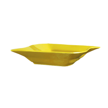 CAC China SOH-125-Y 22 Oz. Yellow Ceramic Rectangular Soho Pasta Bowl (1 Dozen)