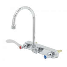 T&S Brass B-1147-04-CR Workboard Faucet wall mount 8"
