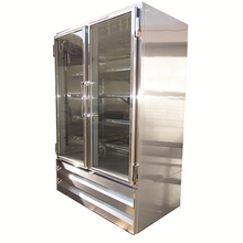 Howard McCray GF42BM-S-LT 52.25"W Two-Section Glass Door Low Temp Freezer Merchandiser
