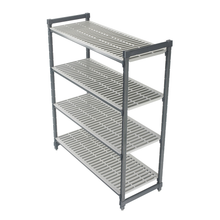 Cambro ESU244272V4580 Camshelving Elements Stationary Starter Unit 24"W x 42"L 4-Tier Brushed Graphite
