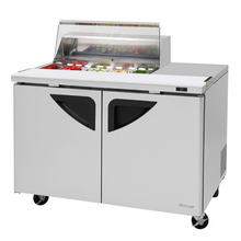 Turbo Air TST-48SD-08S-N-CL 48.25" W Two-Section Two Door Super Deluxe Sandwich/Salad Unit