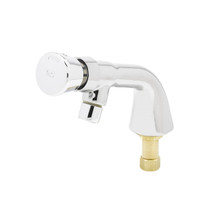 T&S Brass B-0805 Slow Self-Closing Faucet heavy duty push button 1/2" NPS threaded shank 1/2" O.D. slip inlet