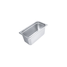 CAC China STPT-S25-6  0.33 Size 6" 25 Ga. Stainless Steel Standard Solid Steam Pan (24 Each Per Case)