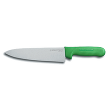Dexter S145-8G-PCP 8" Green Sani-Safe Chef's/Cook's Knife with Polypropylene Handle