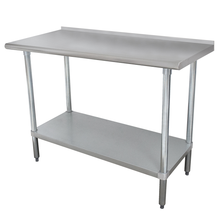 Advance Tabco FLAG-300-X 30"W X 30"D Stainless Steel Work Table with Galvanized Undershelf and Legs