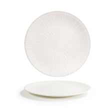 FOH DDP093BEP22 9.5" Dia. Round Porcelain Spoke Coupe Catalyst Plate (6 Each Per Case)