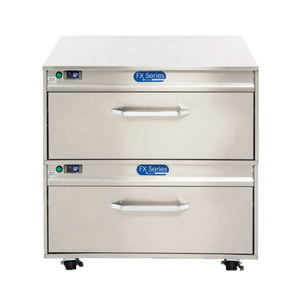 Randell FX-2WSREA-290 35"W Two Drawer Stainless Steel FX Series Flexible Refrigerator or Freezer Work Top