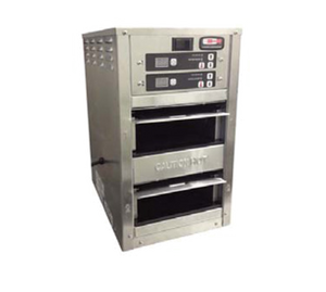 Carter-Hoffmann MZ213GS-2T 9.88" W Stainless Steel Electronic Modular Holding Cabinet - 120 Volts