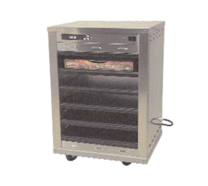 Carter-Hoffmann DF1818-4 4 Boxes All Stainless Steel Pass-Through Holding Cabinet for Pizza Boxes - 120 Volts