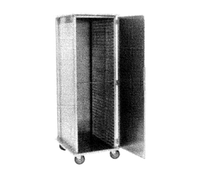 Carter-Hoffmann E8631H 26 Trays AllAluminum Enclosed Style Heated Storage Cabinet with Hinged Doors - 120 Volts