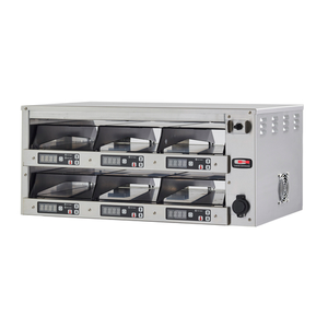 Carter-Hoffmann M212S-2T 6 Pans Stainless Steel Programmable Controls Modular Holding Cabinet - 120 Volts
