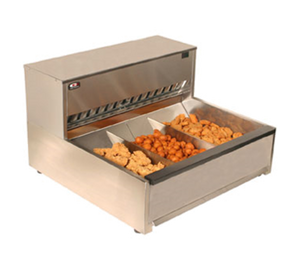 Carter-Hoffmann CNH28XD Stainless Steel 4 Sections Crisp N Hold Fried Food Station - 208 Volts 2890 Watts