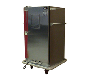 Carter-Hoffmann BB48 60 Covered Plates Stainless Steel Mobile Single Door Classic Carter Banquet Cabinet - 120 Volts