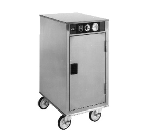 Carter-Hoffmann PH125 17.88" W Stainless Steel Solid Door Mobile Heated Cabinet - 120 Volts