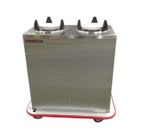 Carter-Hoffmann EPDHT4S10 All Stainless Steel 4 Compartments Enclosed Heated Plate Dispenser for 10" Plates - 120 Volts