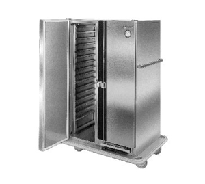 Carter-Hoffmann PH1225 46.75" W Stainless Steel Solid Door Mobile Heated Cabinet - 120 Volts