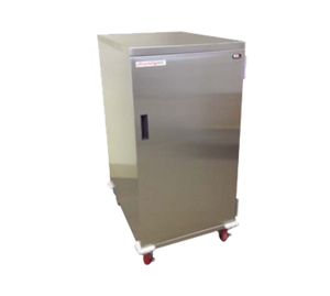 Carter-Hoffmann ESDST8 8 Trays Stainless Steel Single Door Economy Patient Tray Cart