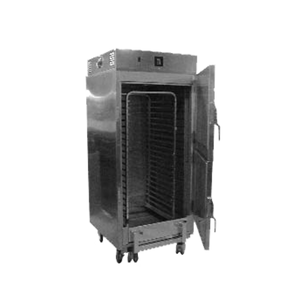 Carter-Hoffmann RTB201M Stainless Steel Hinged Solid Doors Mobile Holding Cabinet - 208 Volts 1-Ph