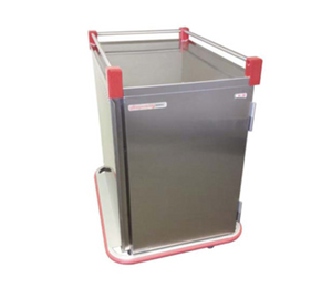 Carter-Hoffmann PSDTT20 20 Trays Stainless Steel Single Door Performance Patient Tray Cart
