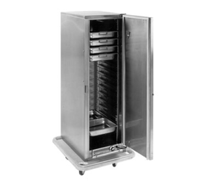 Carter-Hoffmann PH1200 24" W Stainless Steel Solid Door Mobile Heated Cabinet - 120 Volts