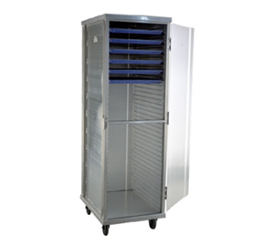 Carter-Hoffmann E8639 40 Pans Aluminum Enclosed Style Storage Cabinet with Hinged Doors