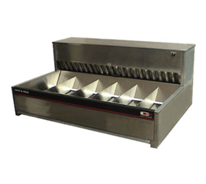 Carter-Hoffmann CNH40 Stainless Steel 6 Sections Crisp N Hold Fried Food Station - 208 Volts 2890 Watts
