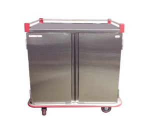 Carter-Hoffmann PTDTT28 28 Trays Stainless Steel Two Doors Performance Patient Tray Cart