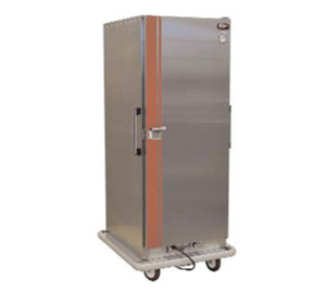 Carter-Hoffmann BB64 80 Covered Plates Stainless Steel Mobile Single Door Classic Carter Banquet Cabinet - 120 Volts
