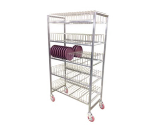 Carter-Hoffmann BSR270 Stainless Steel with Removable Wire Caddy Induction Base Drying Rack
