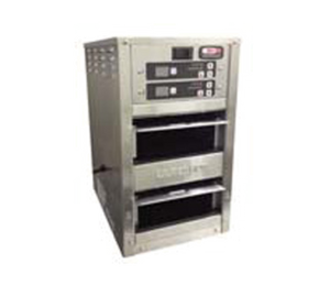 Carter-Hoffmann MC213GS-2T 2 Pans Stainless Steel Single Sided Modular Holding Cabinet - 120 Volts