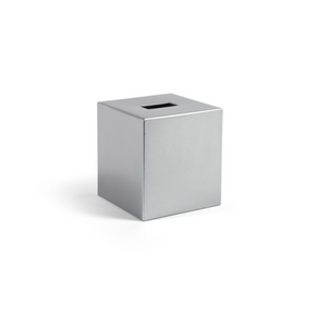 FOH RTB008SIT11 5" W Silver Composite Square Tissue Cover