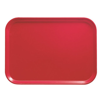 Cambro 3853521 14.75" W x 20.87" D Rectangular Dishwasher Safe Cambro Red Camtray