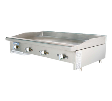 Turbo Air TAMG-48-NG 48" Natural Gas Countertop Radiance Griddle - 88,000 BTU