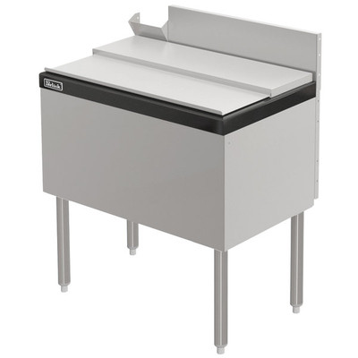 Perlick TS30IC10-STK 30&quot;W x 18-9/16&quot;D Underbar Ice Bin/Cocktail Unit - 70 lb