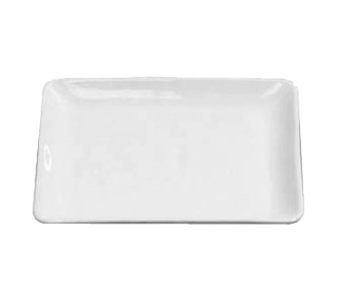 American Metalcraft CER15 Ceramic White Square Prestige Plate