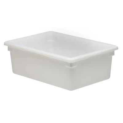 Cambro 18269P148 13 Gal. 26" W x 18" D x 9" H Natural White Polyethylene Food Storage Container