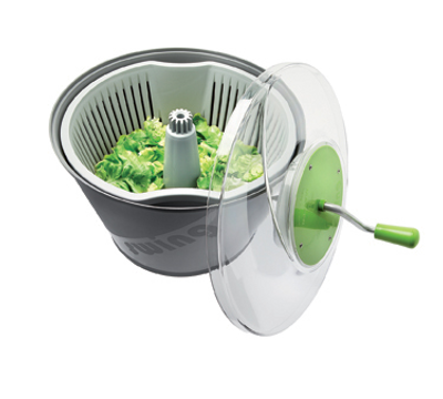 Dynamic EM98 Commercial Electric Salad Spinner With Stabilizing Base And 5  Gallon Capacity, Dries Up 8 Heads of Lettuce, 115 Volts