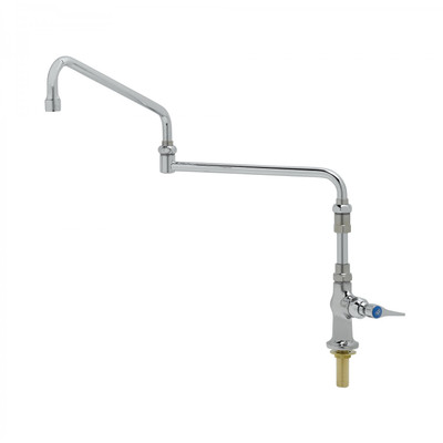 T&amp;S Brass B-0319-03 Single Pantry Faucet deck mount 24"