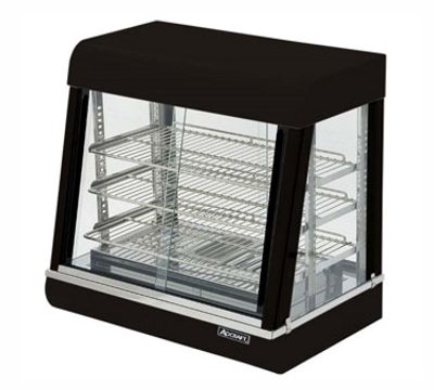 Admiral Craft HD-26 26" L x 18.38" W x 25.25" H Heated Display Case Countertop Electric Front & Rear Sliding Doors - 120 Volts