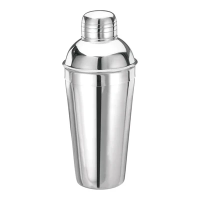 Winco BL-3P 16 Oz Stainless Steel 3-Piece Deluxe Bar Shaker Set (3 Pieces Per Set)