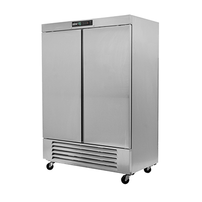 Asber ARR-49-H 55.25" W Two-Section Solid Door Reach-In Refrigerator