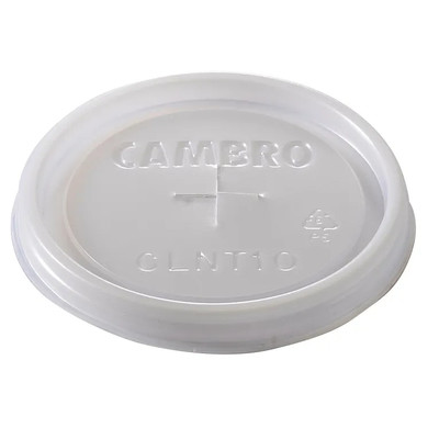 Cambro CLNT10190 Translucent Disposable CamLid (1000 Per Case)