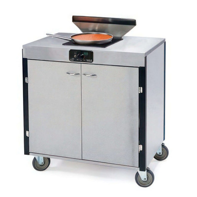 Lakeside 2065 Station Mobile Cooking Cart Induction Heat Stove
